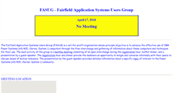 Desktop Screenshot of fasug.org